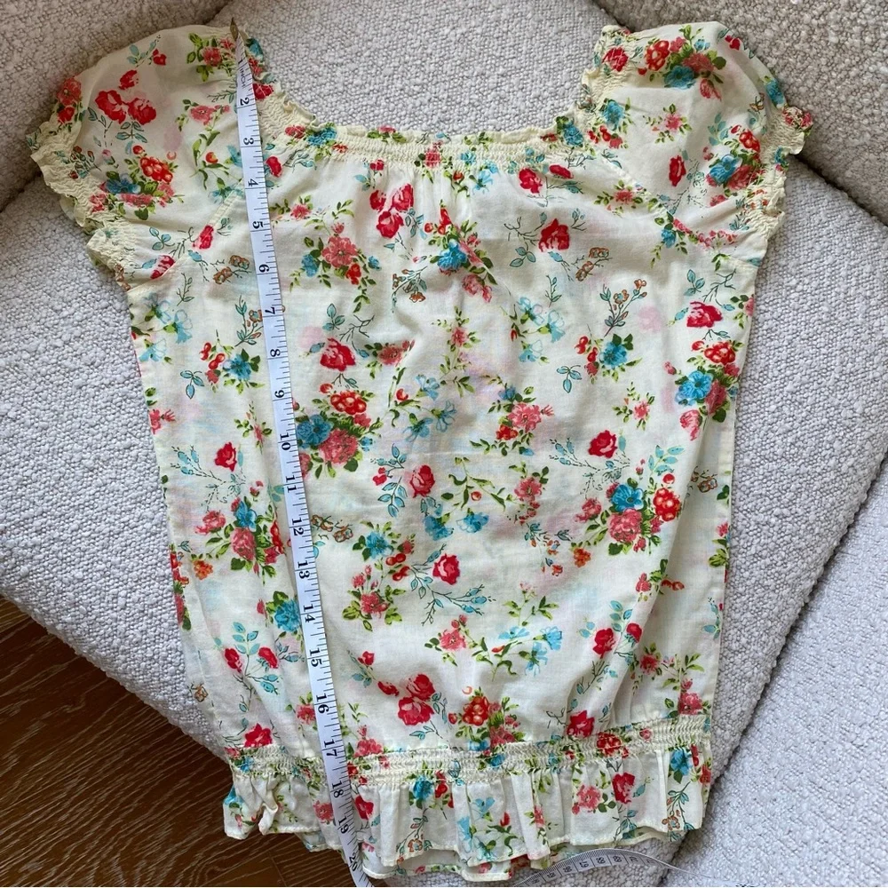 Price firm: Abercrombie floral blouse